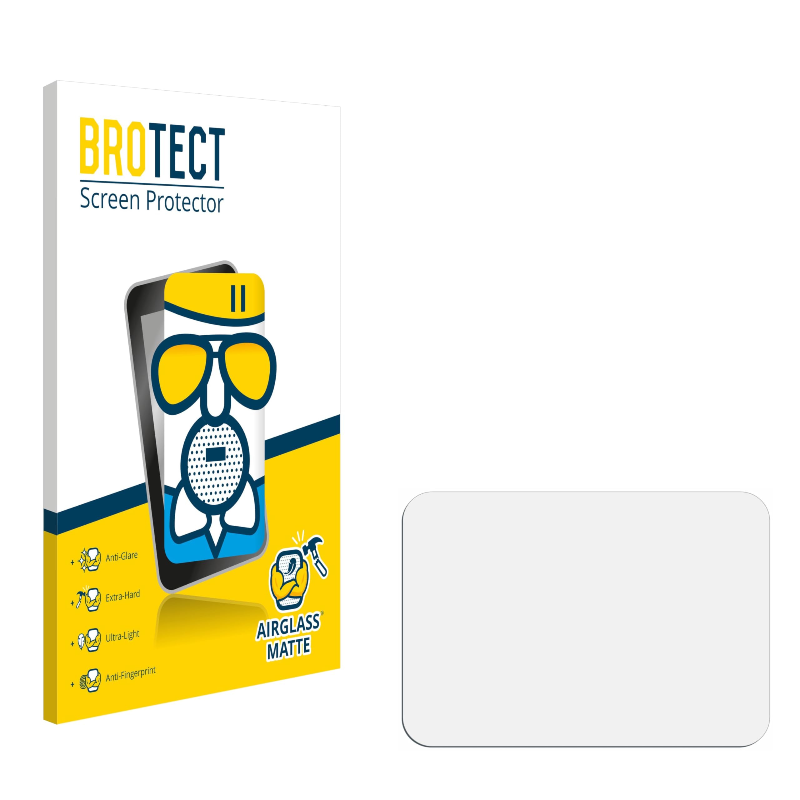 brotect Anti-Glare Glass Screen Protector Matte Compatible with Technaxx MusicMan MA - Anti-Scratch 9H Protection Film