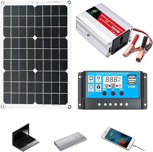 Power Station with Solar Panel - Complete Solar Panel Kit,for
