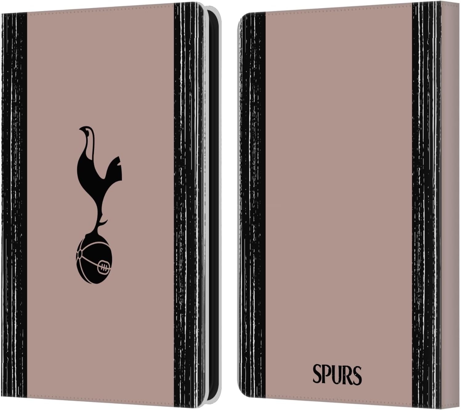 Head Case Designs Officially Licensed Tottenham Hotspur F.C. White 2023/24 Badge Leather Wallet Case Compatible with Amazon Fire Max 11 2023