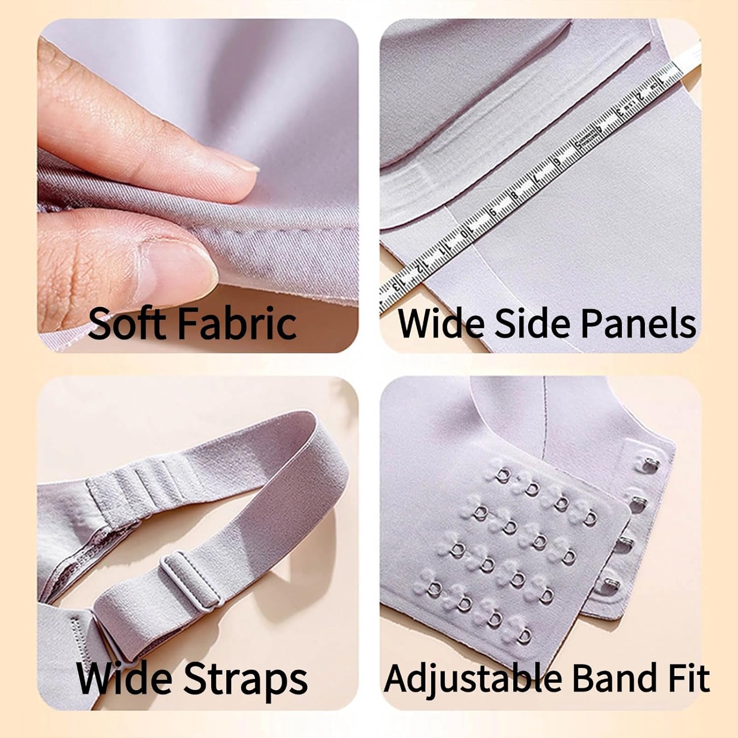 Bust Shaping Bra, Powerful Lifting High Support Bra, Bras for Women Full Coverage Push up Sports Bras - Image 5