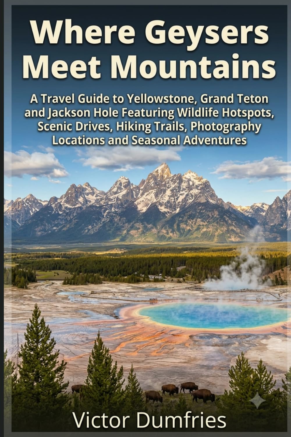Where Geysers Meet Mountains: A Travel Guide to Yellowstone, Grand Teton and Jackson Hole Featuring Wildlife Hotspots, Scenic Drives, Hiking Trails, Photography Locations and Seasonal Adventures