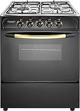 بوتاجاز أسود 4 شعله 55*55 سطح استانلس كامل