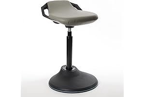 Vivo Active Seat Standing Ergonomic Desk Chair for Tall Office Desks
