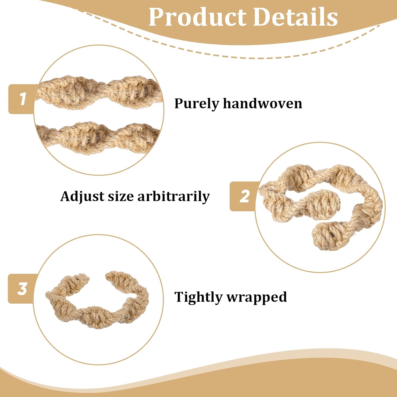 4 Pack Boho Curtain Ties Braided Curtain Tiebacks Farmhouse Drapes Holder Handmade Curtain Tie Back Outdoor Drapes Curtain Holdbacks for Home Office Bedroom Sheer Light Drapes Window Decorativ