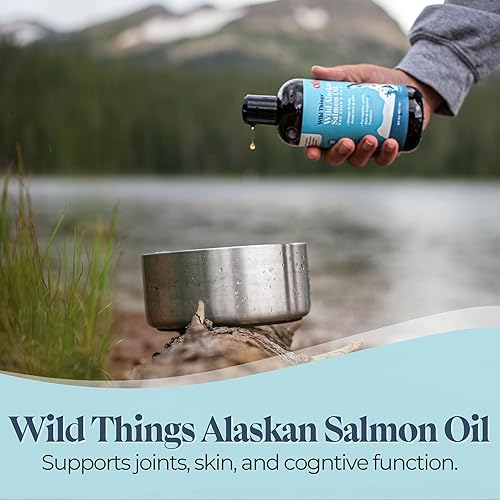 Miniatura 5 de Aceite de salmón Omega 3 para mascotas, DHA y EPA Wild Alaskan sostenible para perros y gatos  OTIS Healthy Dog Treats  8 oz y 16 oz (16 oz)