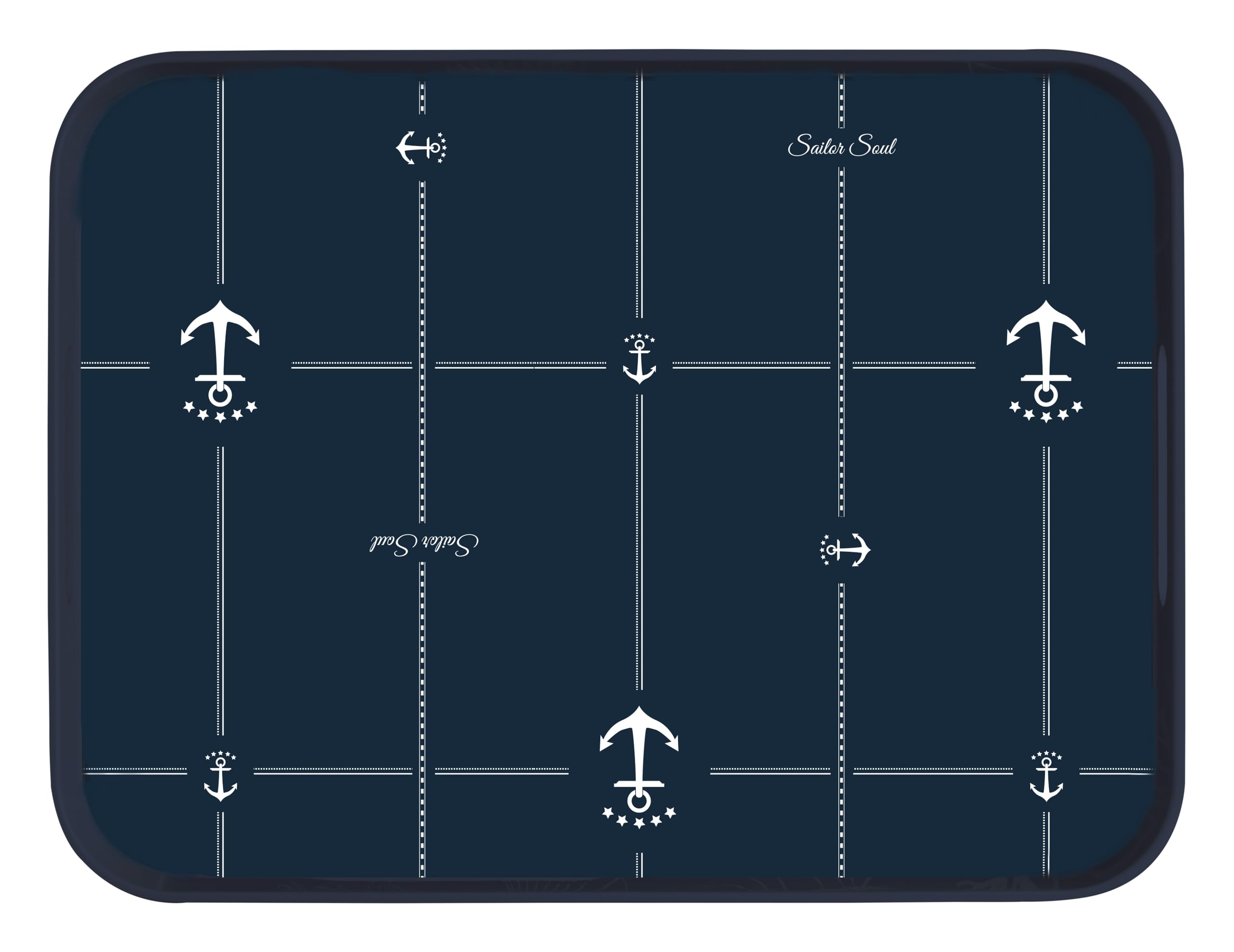 Marine Business Sailor-Bandeja Rettangolare, Blu, Medio