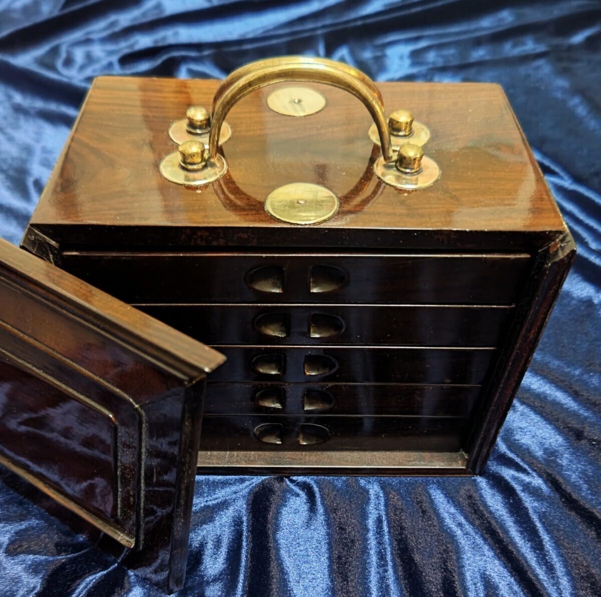 Amazon | アンティーク 麻雀牌 木箱 天然素材 竹牌 象牙風 象牙調