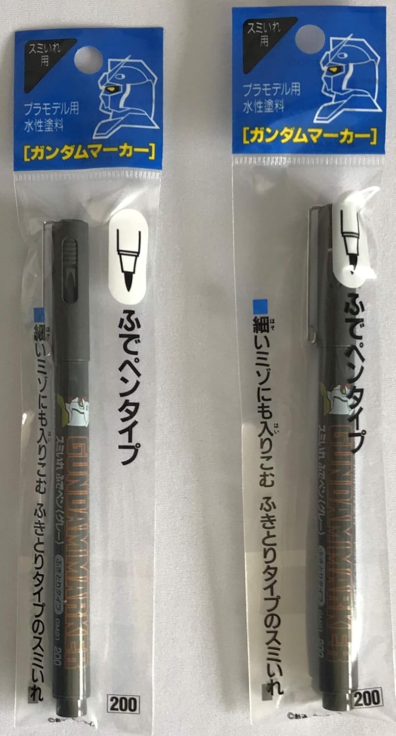 Amazon Gsiクレオス ガンダムマーカー スミいれ用 筆ぺん 水性 ふきとりタイプ グレー Gm21 2袋セット カラー塗料 通販 Amazon Gsiクレオス ガンダムマーカー スミいれ用 筆ぺん 水性 ふきとりタイプ グレー Gm21 2袋セット カラー塗料 通販