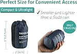 TREKOLOGY oreiller ALUFT 2.0, Oreiller de camping pour le sommeil, Oreil gonflable, Orée d'oreiller de voyage gonflable Camp Oreillon, Oreilleur de Voyage Sac à dos Oreillant Comfy Air oreiller