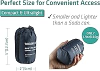 Vista 5 de Trekology ALUFT 2.0 - Almohada inflable de viaje para campamento, compresible, compacta, cómoda, ergonómica, para el cuello y el apoyo lumbar