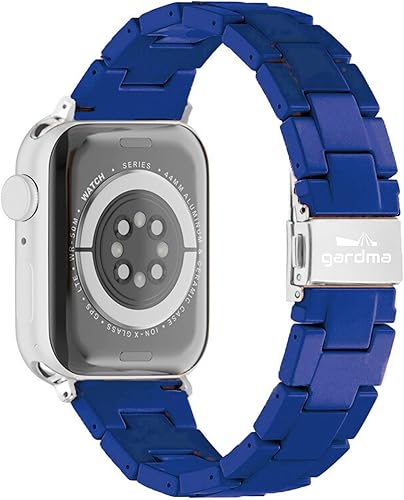 Luxury High End Matte Resin Apple Watch Band Compatible wApple Watch Apple iWatch Bands Series 87654321SESE2Ultra