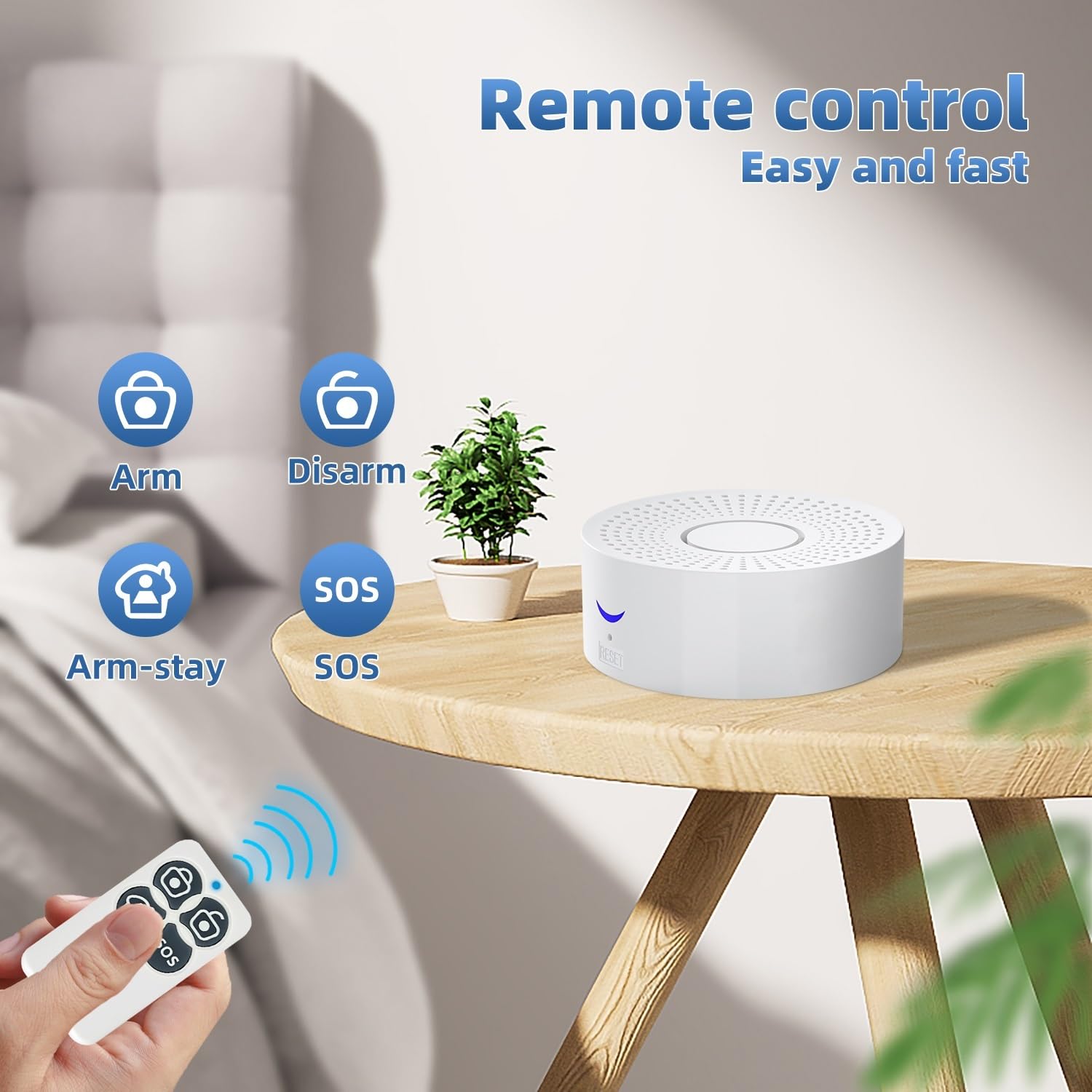 Alarmas para casa, De Alarma de casa Inteligente, 433mhz, protección de Seguridad antirrobo, Sirena, Control por aplicación, Kits de Alarma de casa inalámbricos(Set 1)