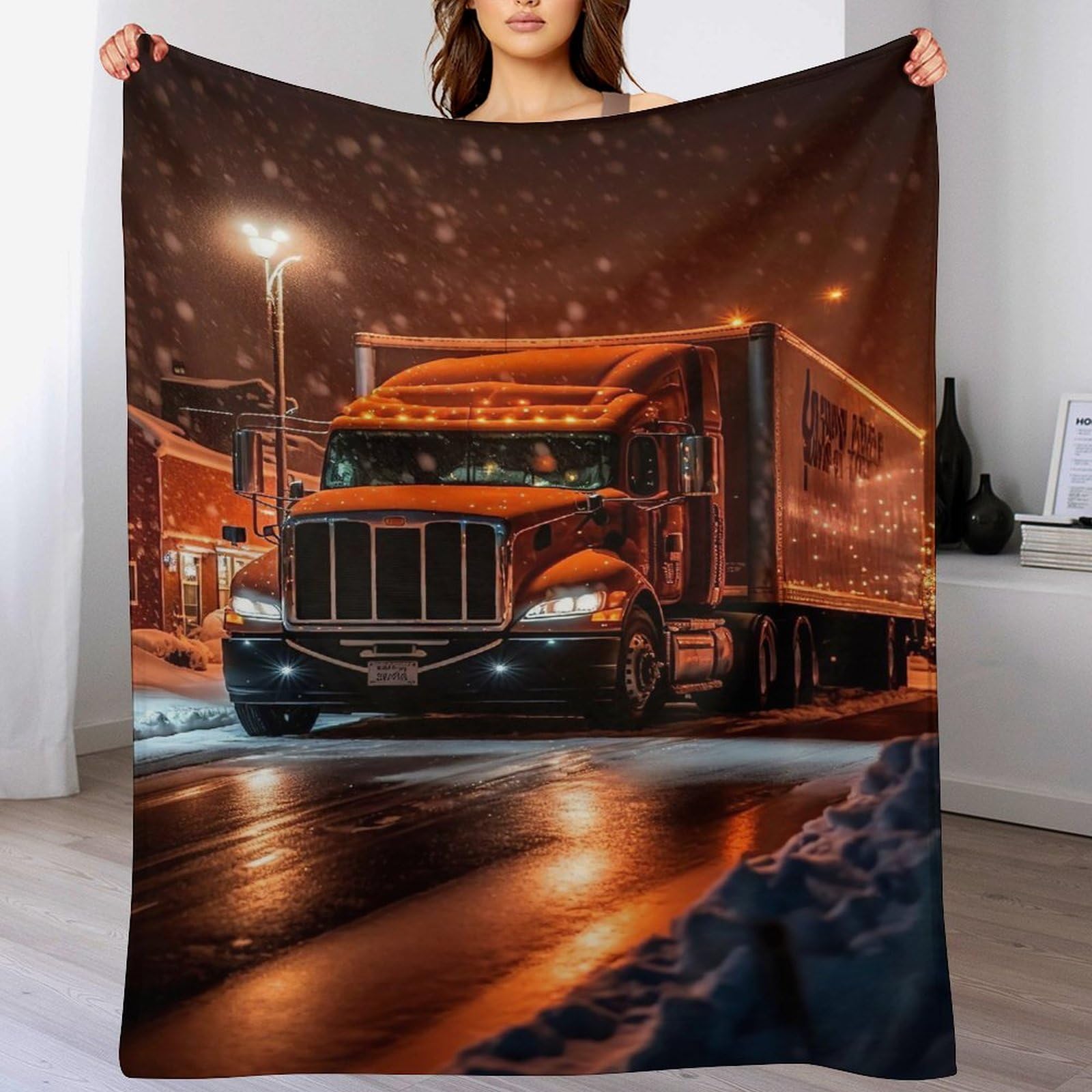 Manta para camión 130x150 cm cálida y acogedora para usar en exteriores y viajes