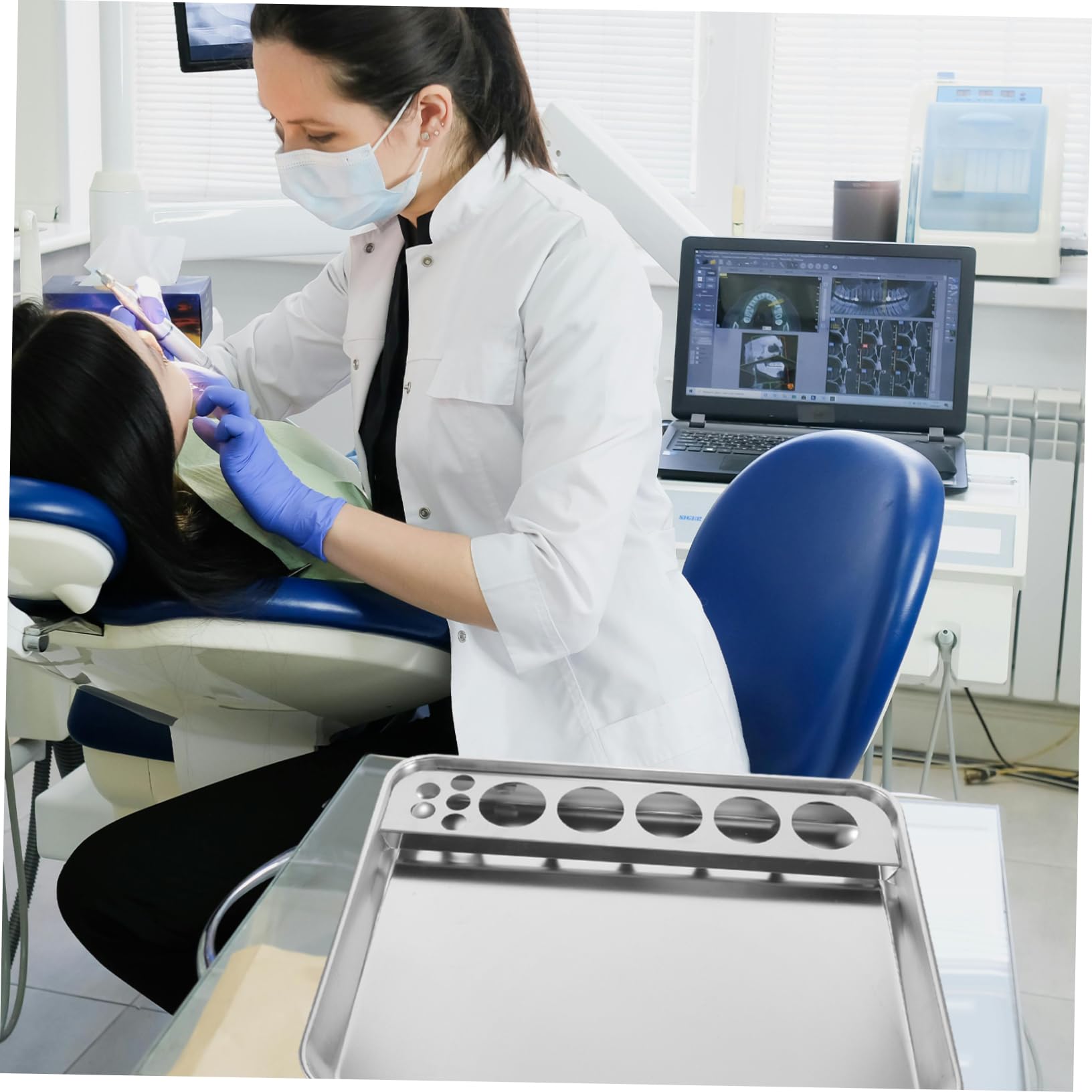 Vassoio Pulire in Argento Inossidabile e per Medico Acciaio da Facile Medicazioni Procedures Professionisti Sanitari Mediche Ospedaliere