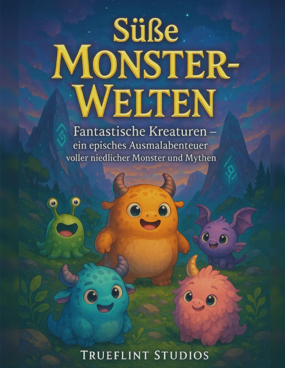 Mysthische Monster-Welten: Fantastische Kreaturen - ein episches Ausmalabenteuer voller niedlicher Monster und Mythen