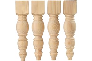 Carolina Leg Co. Modern Chunky Wood Bench Legs