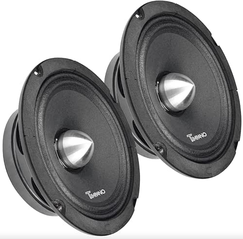 Timpano 1000 Watts Midrange Speakers for Car Audio Systems TPT-MR6-4