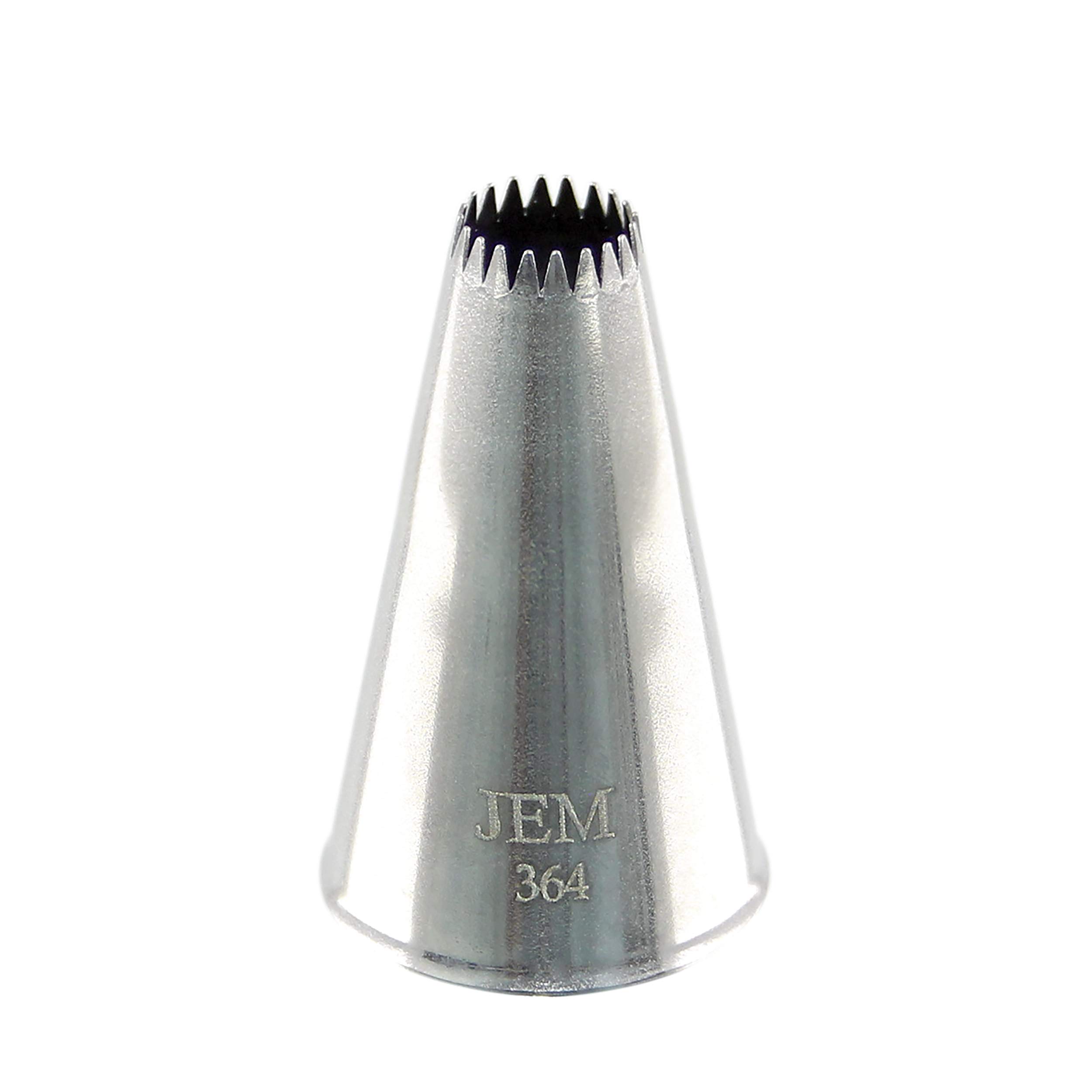 JEM Fine Tooth Open Star Piping Nozzle Decorating Tip #364