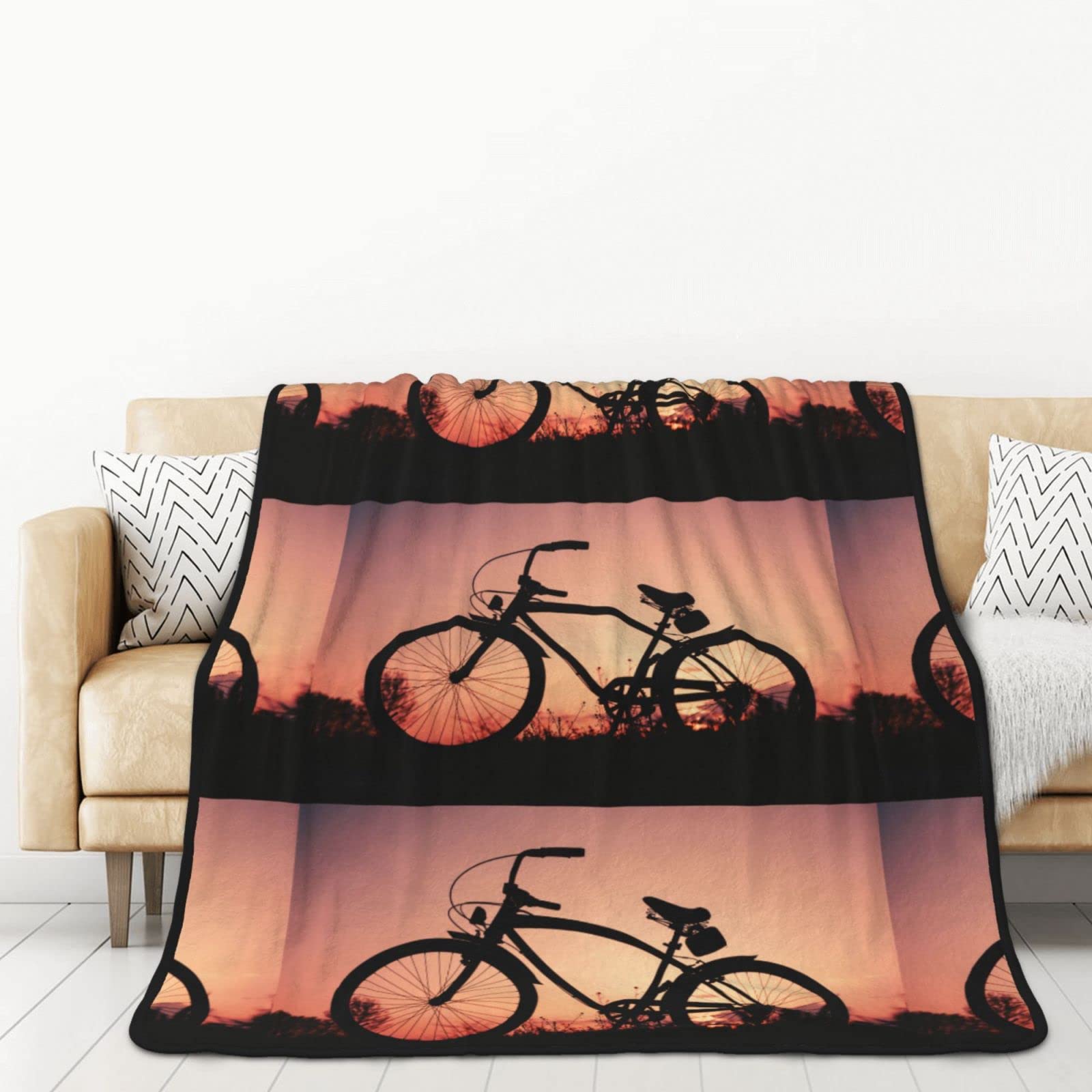 Couverture en flanelle contre le froid plaid grand lit 152x203cm thermique