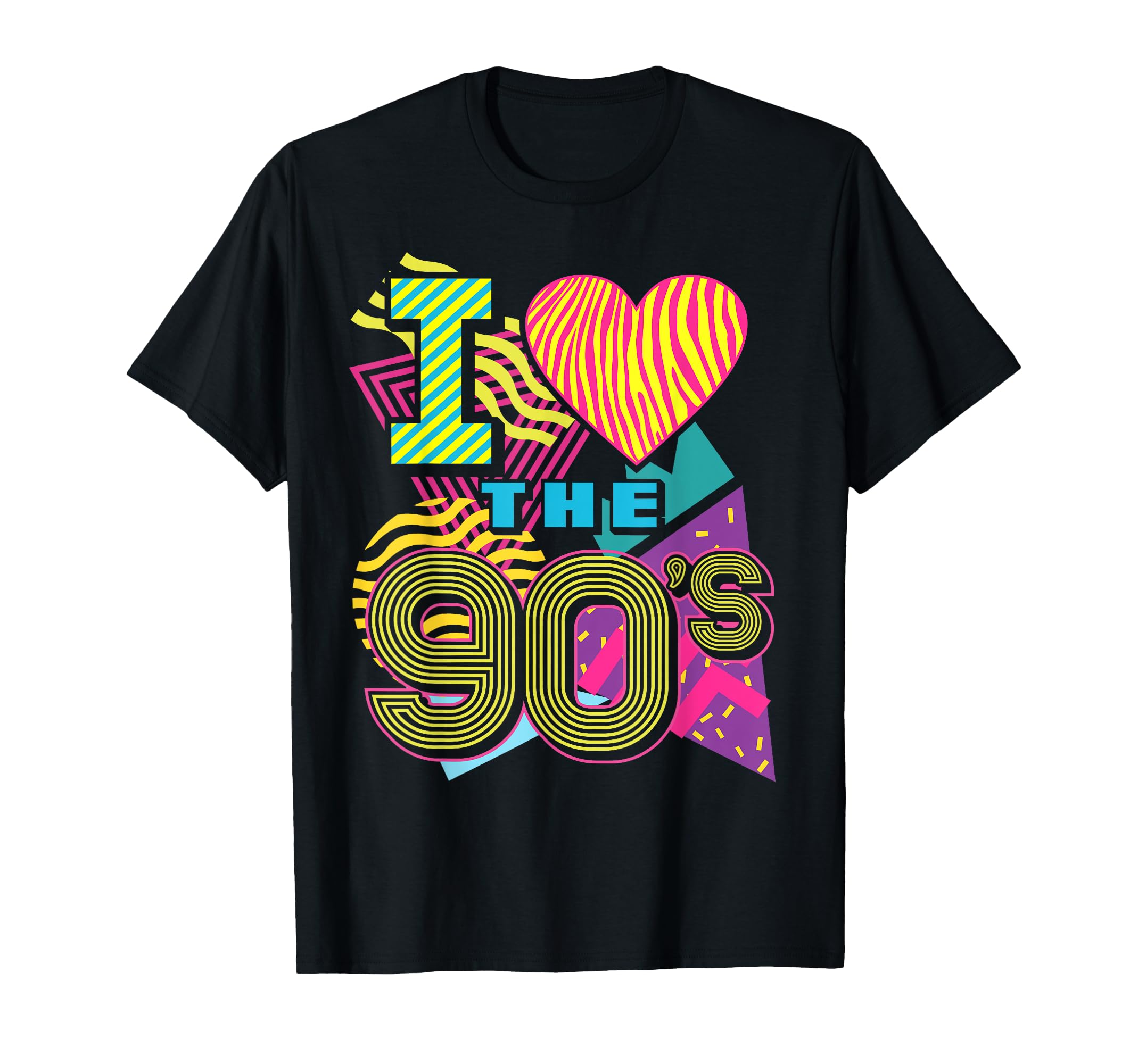 I Love the 90's 1990s Nostalgia 80s Baby Retro Party Costume T-Shirt