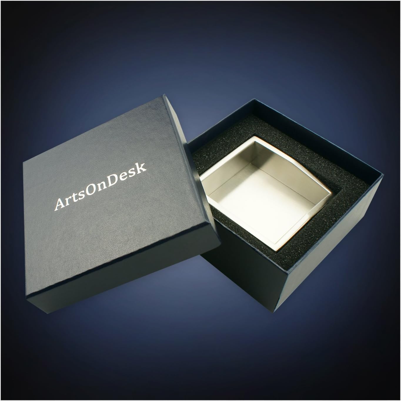 Modern Art Paper Clip Holder/Dispenser - St211 Stainless Steel Satin Finish Patent Applying for Push Pin Safety Pin Binder Clip Straight Pin Hair Clip Box Cup
