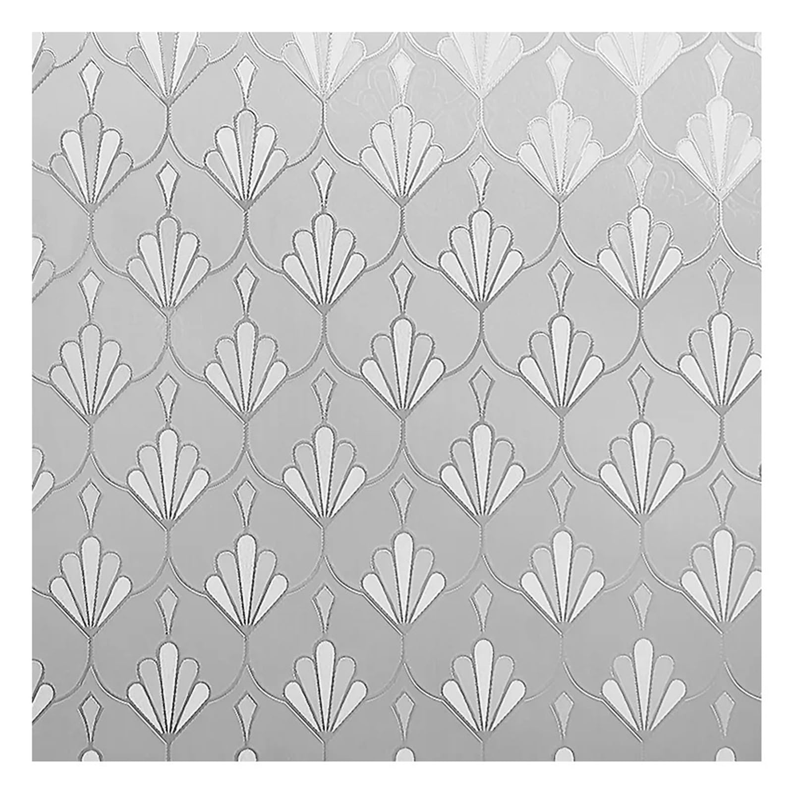 Fensteraufkleber 3 Stück dekorative Folie for Fenster-Sichtschutz, Glasaufkleber-Dekoration, statische Haftung, Büro, Schlafzimmer, Küche Für Fenster(30x300cm)