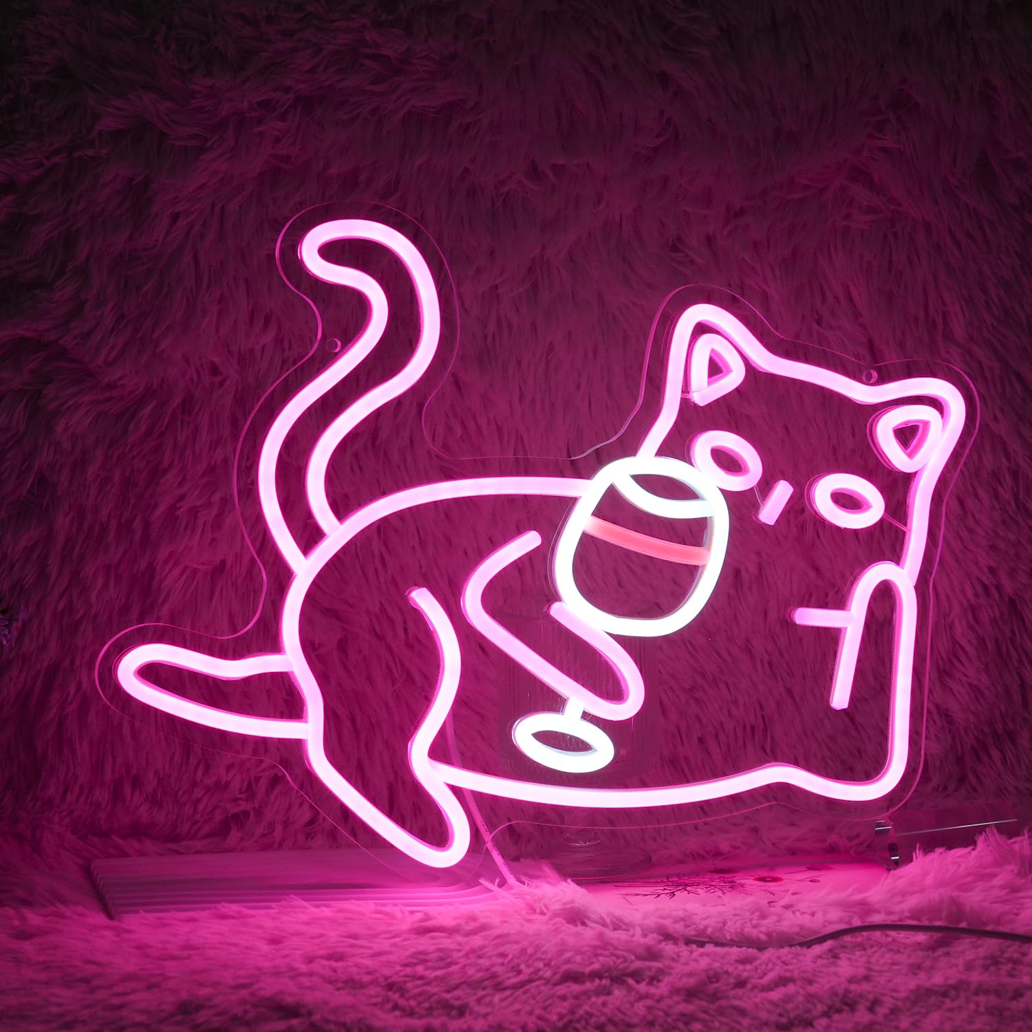 猫 ネオンサイン ライトNEON SIGN ビールバー 装飾壁 インテリア