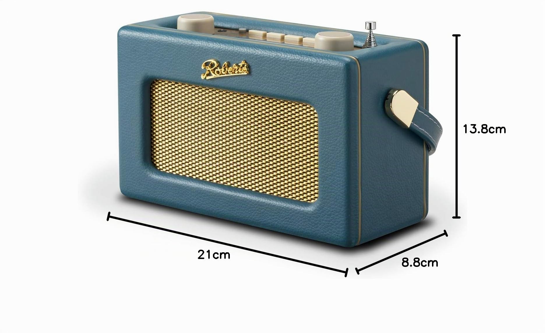 Roberts Revival UNO Radio numérique FM/Dab/Dab+ avec Bluetooth, Bleu Sarcelle