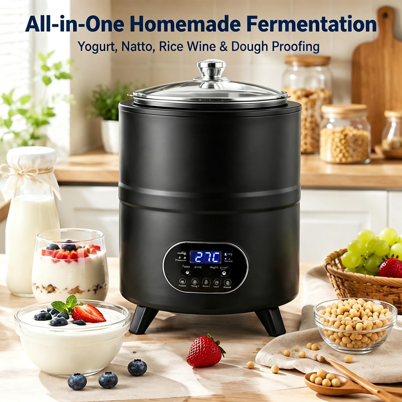Máquina para Hacer Yogurt 8L/12L, Yogurtera Griega