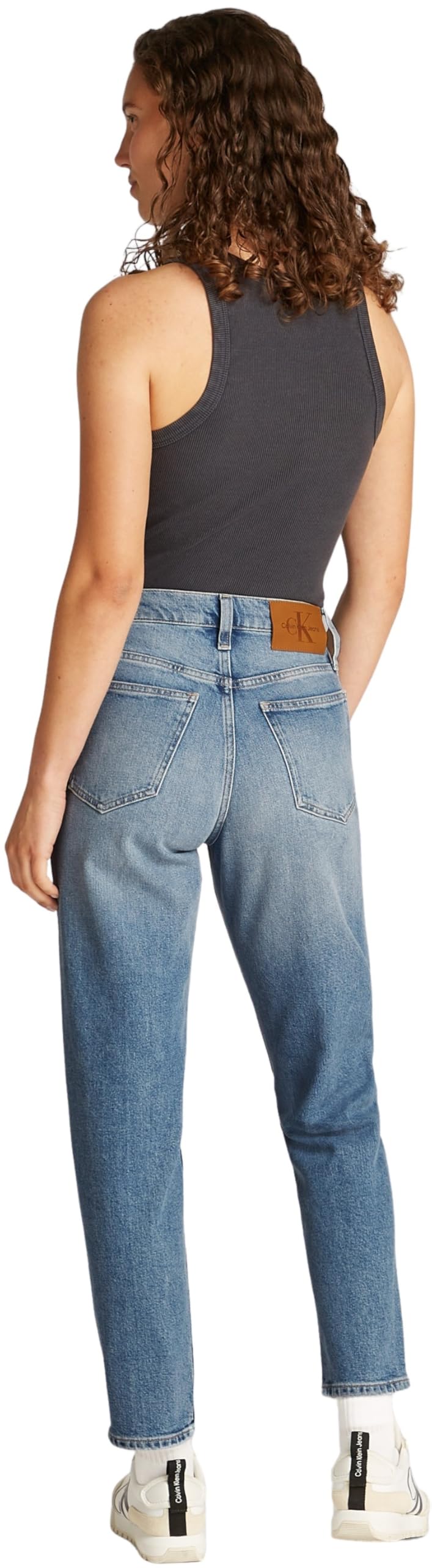 Calvin Klein - Mom Jean J20j225148, Affusolato Donna
