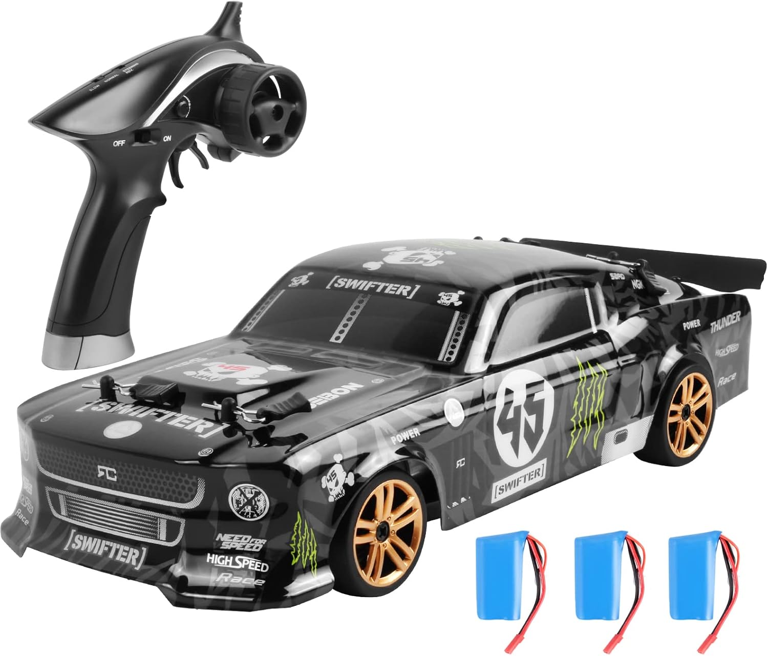 Amazon.co.jp Duangu RCドリフトカー 1/18 RCカー 2.4GHz 4WD 30km/h 高速RCレースカー 子供