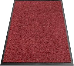 Doormat Entrance Outside – Indoor, Carpet Towel – Entrance Mat Home, Non-Slip (Red, 90 x 120)