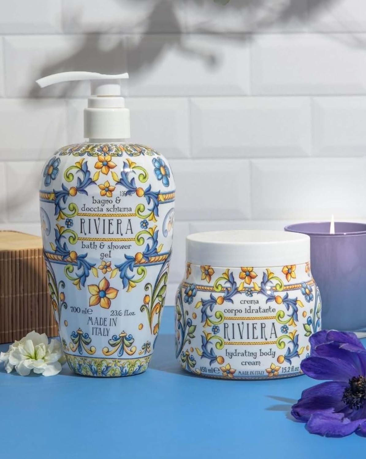 LE MAIOLICA BATH AND SHOWER FOAM 700ML RIVIERA