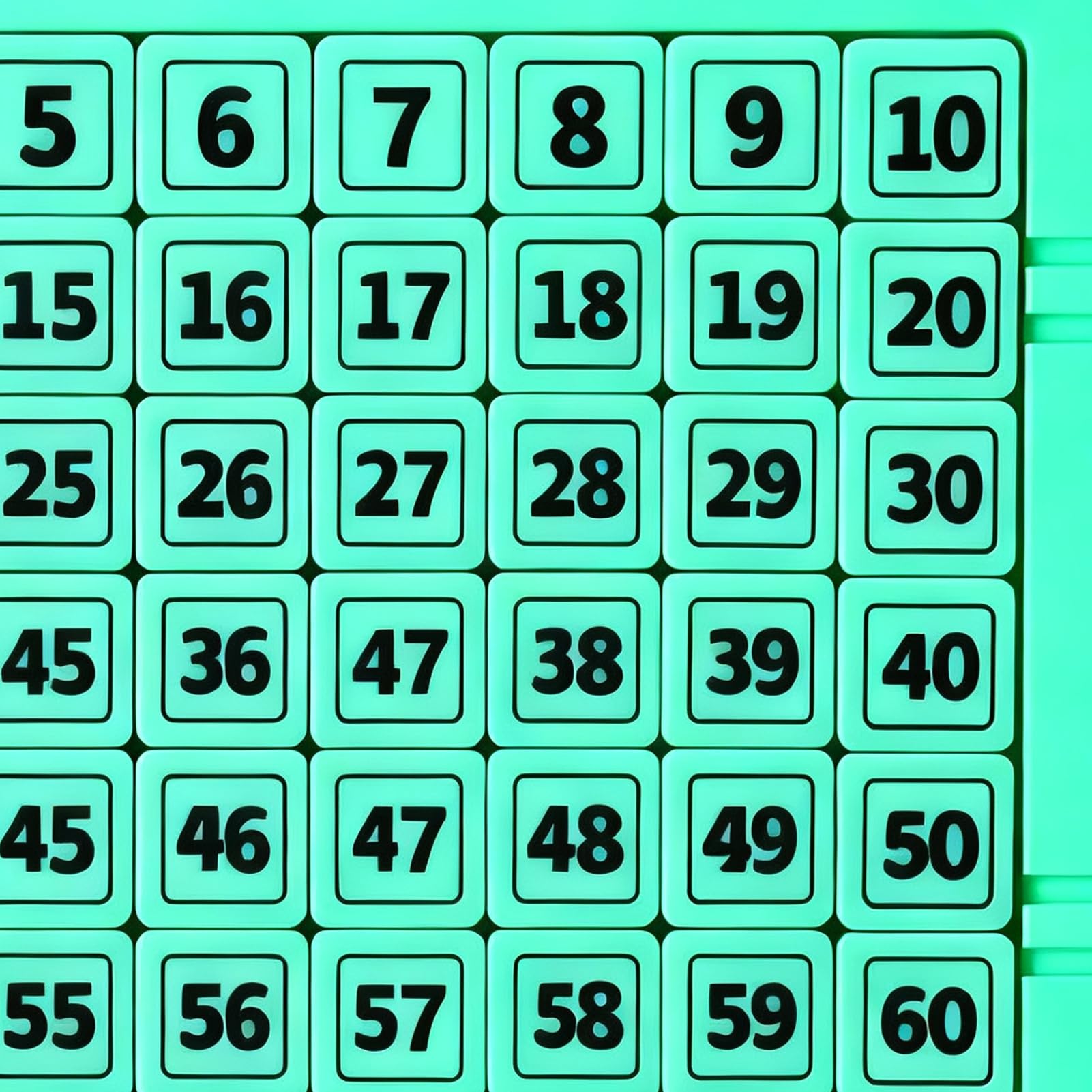 Tabla de Números 1-99 - Tabla de Cientos Magnético, Deslizante, Juego De Matemáticas Temprano | Tabla De Puzzle De Números Magnéticos para Aprendizaje Adolescentes