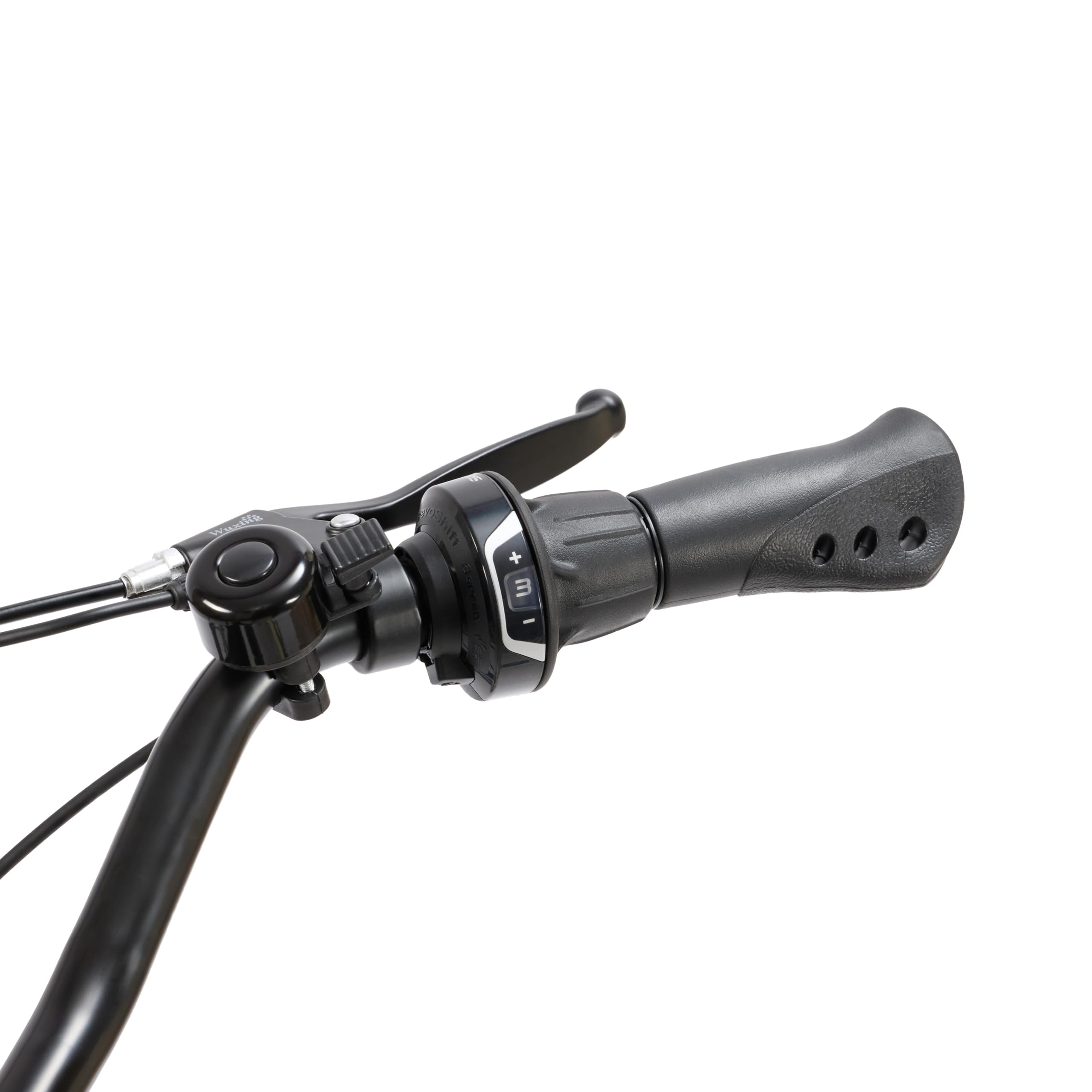 Nilox J5 Pro E-Bike, Bici Elettrica 250 W Brushless,Ruote 26″, Autonomia fino a 65 km, Batteria 36 V/10 Ah Removibile, Velocità max 25 km/h, Cambio Shimano 6v, Sospensione Anteriore