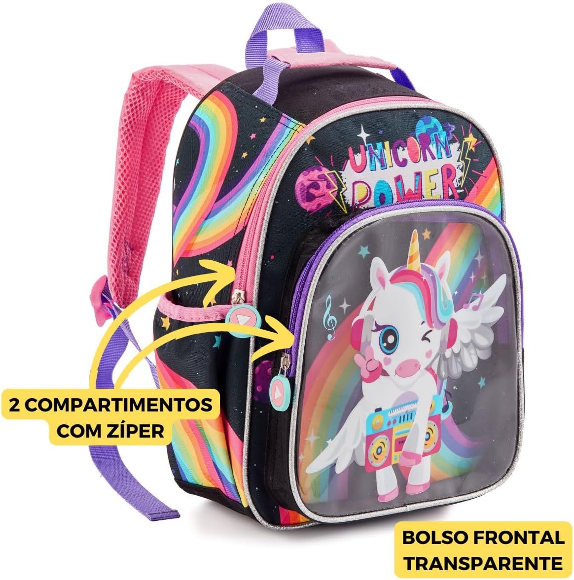 Promoção Amazon Mochila Infantil Unicórnio Para Meninas 5 71Tui8Mh2Vl. Ac Sl1200
