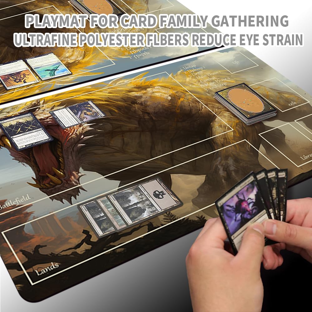 Tapis De Jeu Premium 60x35 Cm Pour TCG, MTG, OCG – Hyper Résistant Et Stylé !