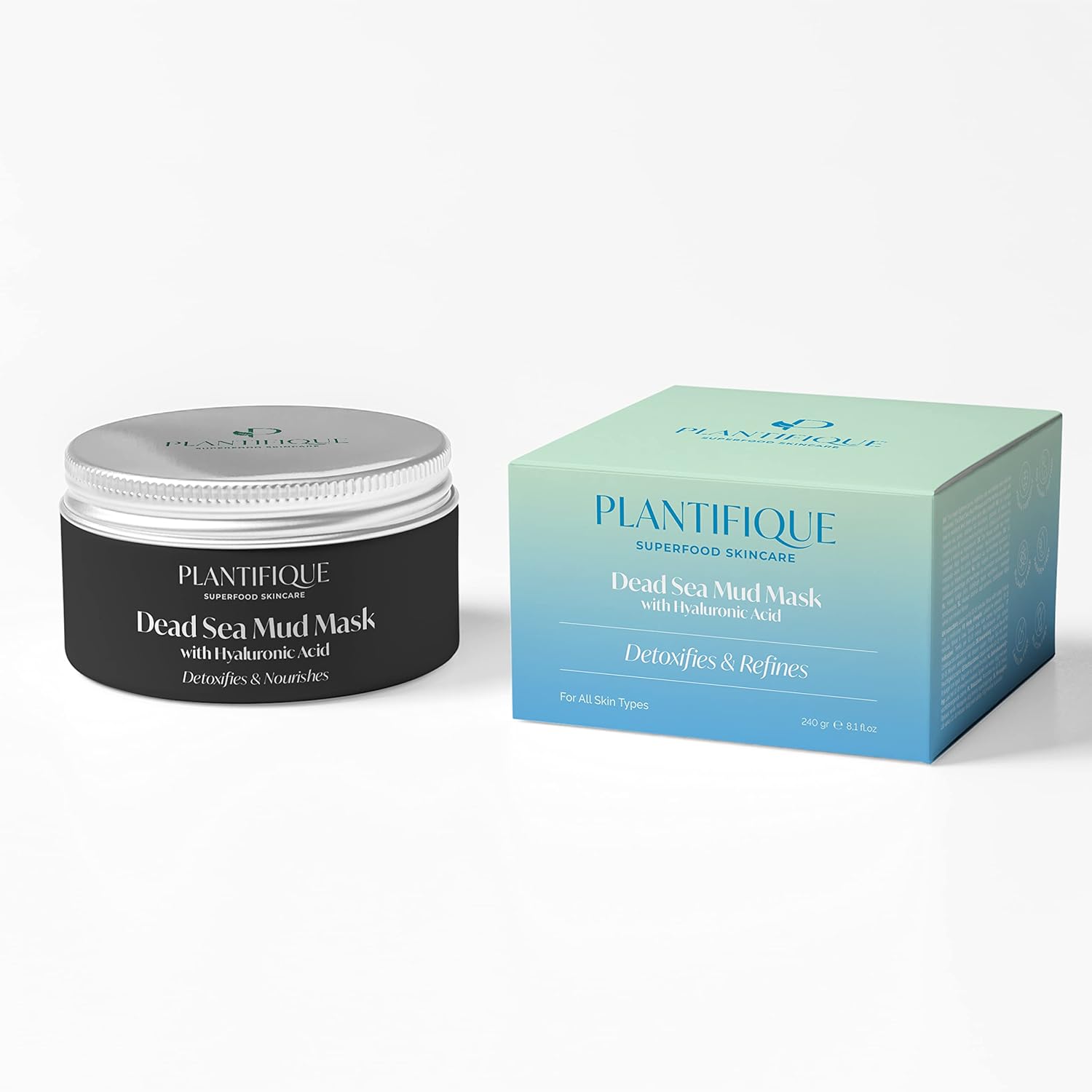 Dead Sea Mud Mask for Face Care Body Mud Mask with Hyaluronic Acid for Women and