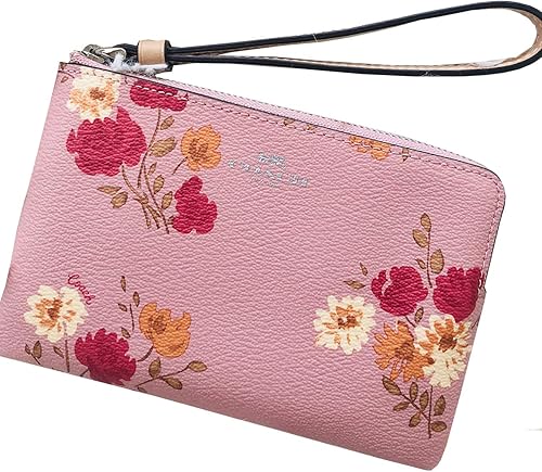 Amazon Coach コーチ ポーチ 花柄 ストラップ付 小銭入れ 小物入れ F Svou7 カーネーションマルチ レザー レディース アウトレット 並行輸入品 Coach コーチ ポーチ