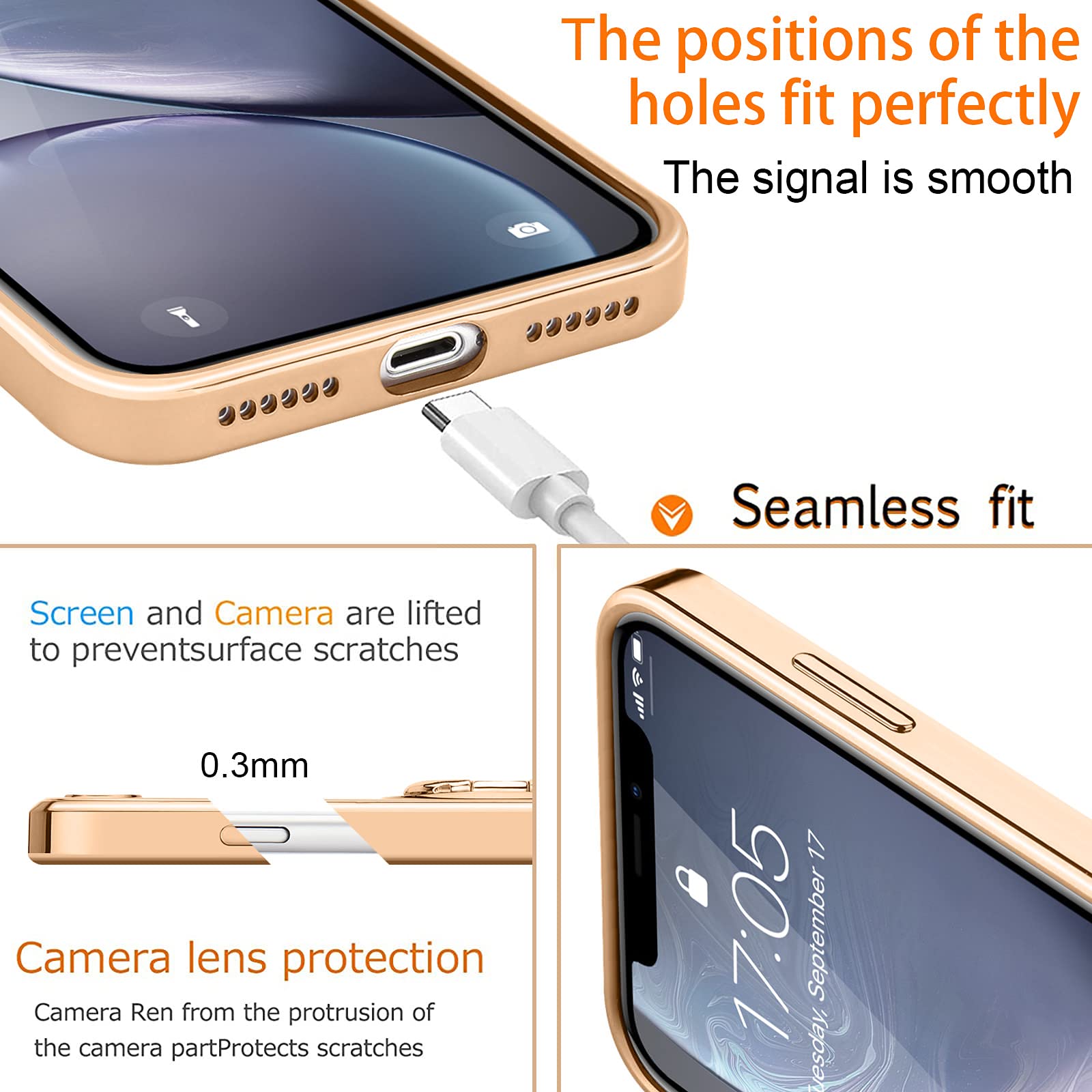 Urarssa IPhone 13 Hülle Mit 360° Ring & Magnet – Stoßfest, Lila, Mit Autohalterung Kompatibel