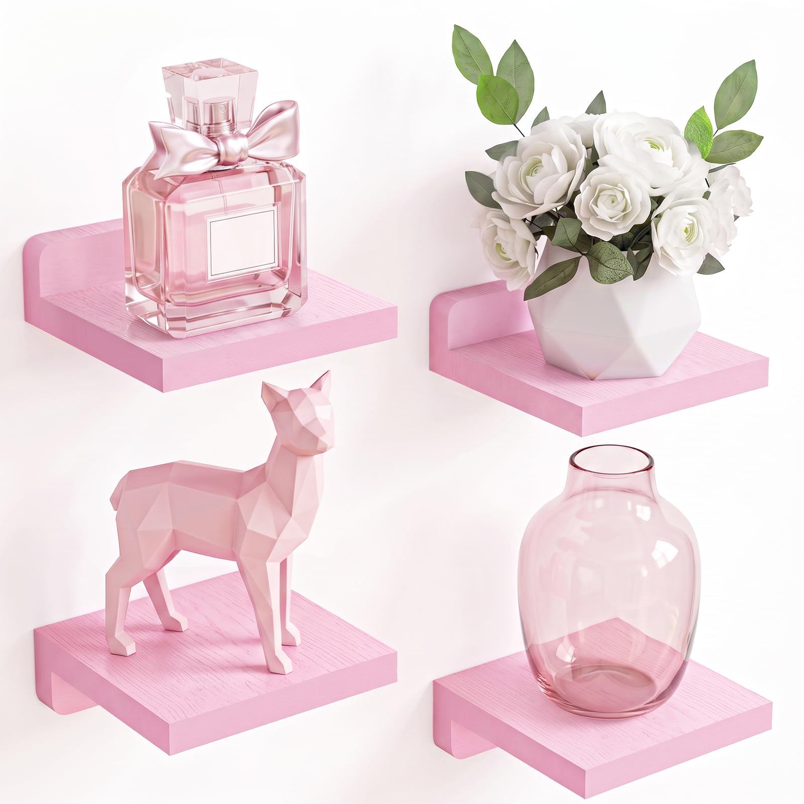 Fixwal Floating Shelves - Set of 4 -16