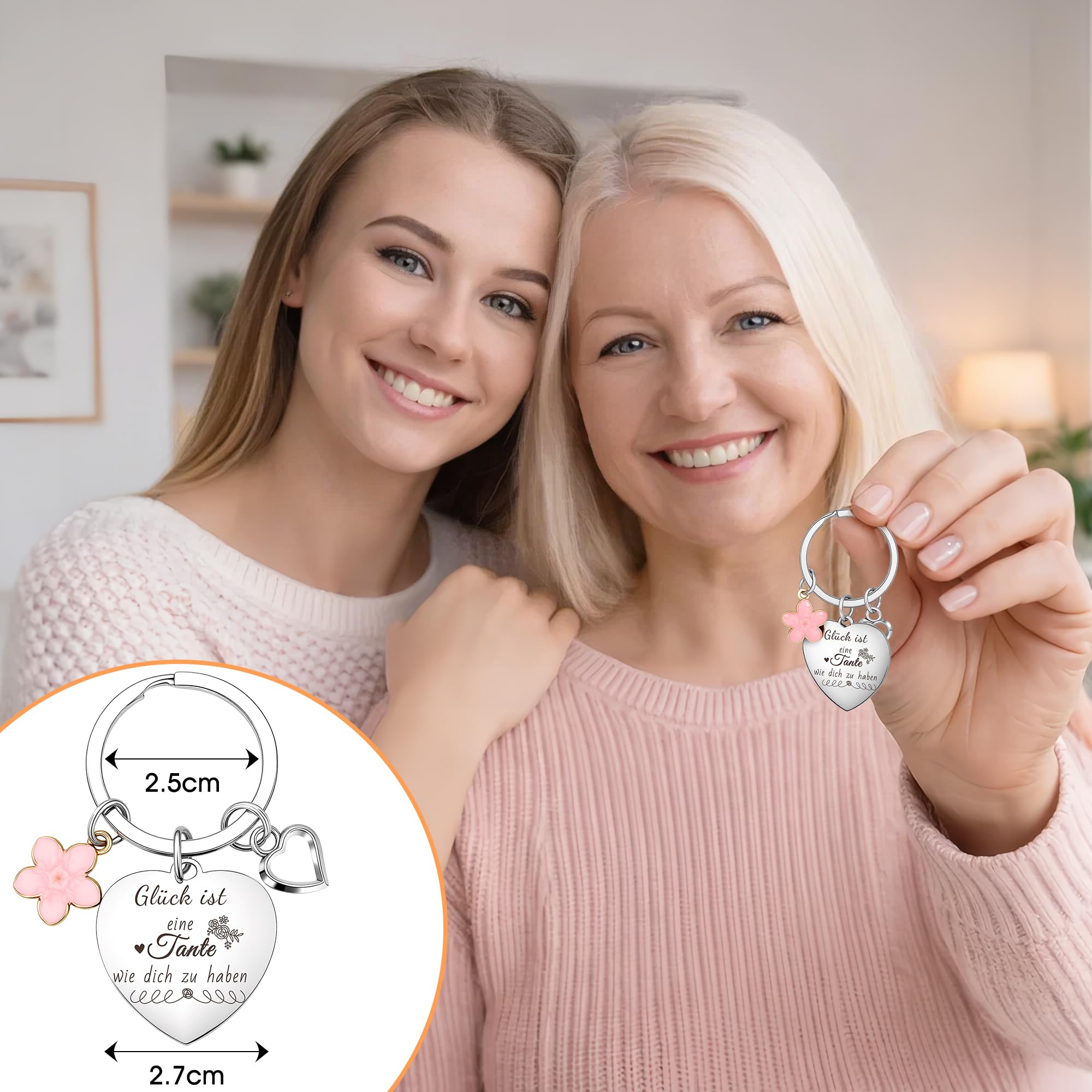 MIRTHIA Prezent dla cioci - 5-w-1 Prezent dla Najlepszej Ciocie, Prezent na Urodziny dla Ciocie