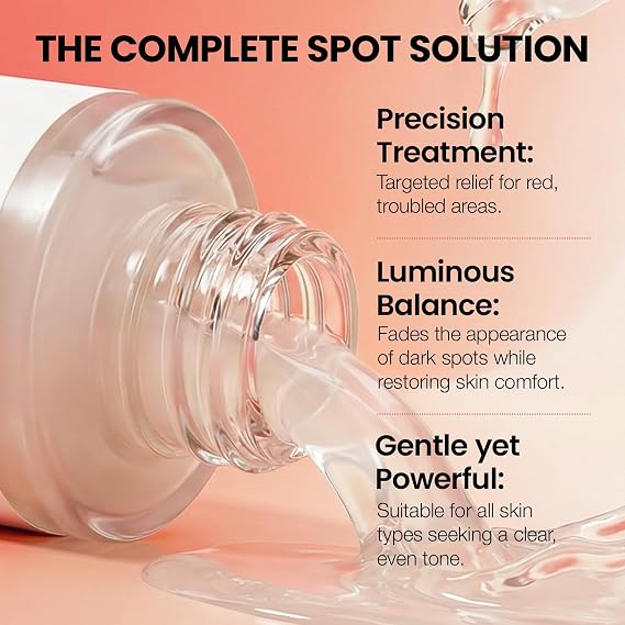 Blemish Derma Fix Clear & Calm Duo - Mild Cleansing Gel (5.07 fl oz) & Spot Ampoule (1.01 fl oz) 2-Piece K-Beauty Skincare Set with Centella Asiatica, Tea Tree & Zinc PCA Purifying & Soothing