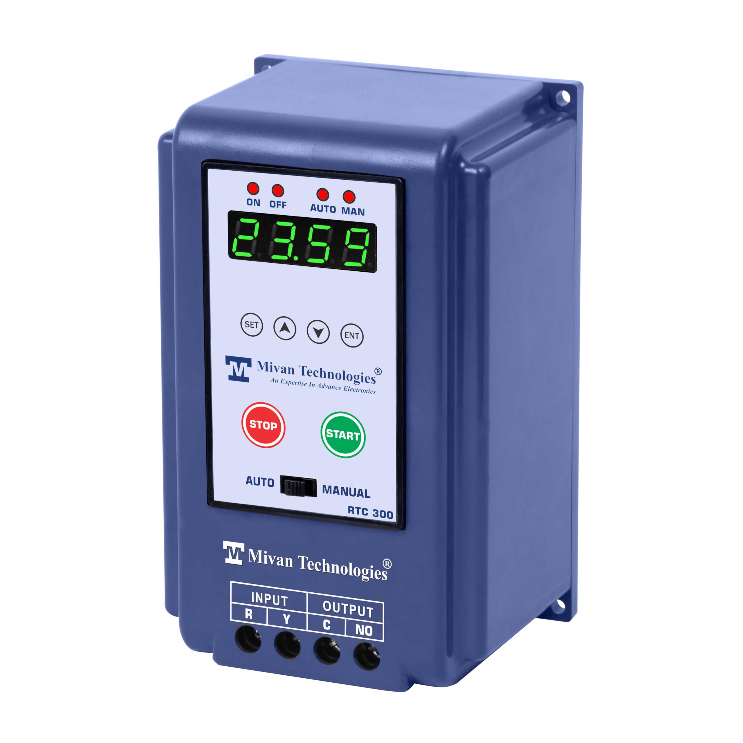 3 phase RTC 300 HD Digital Time switch for 3 phase motor with 16 on off time with day off facility