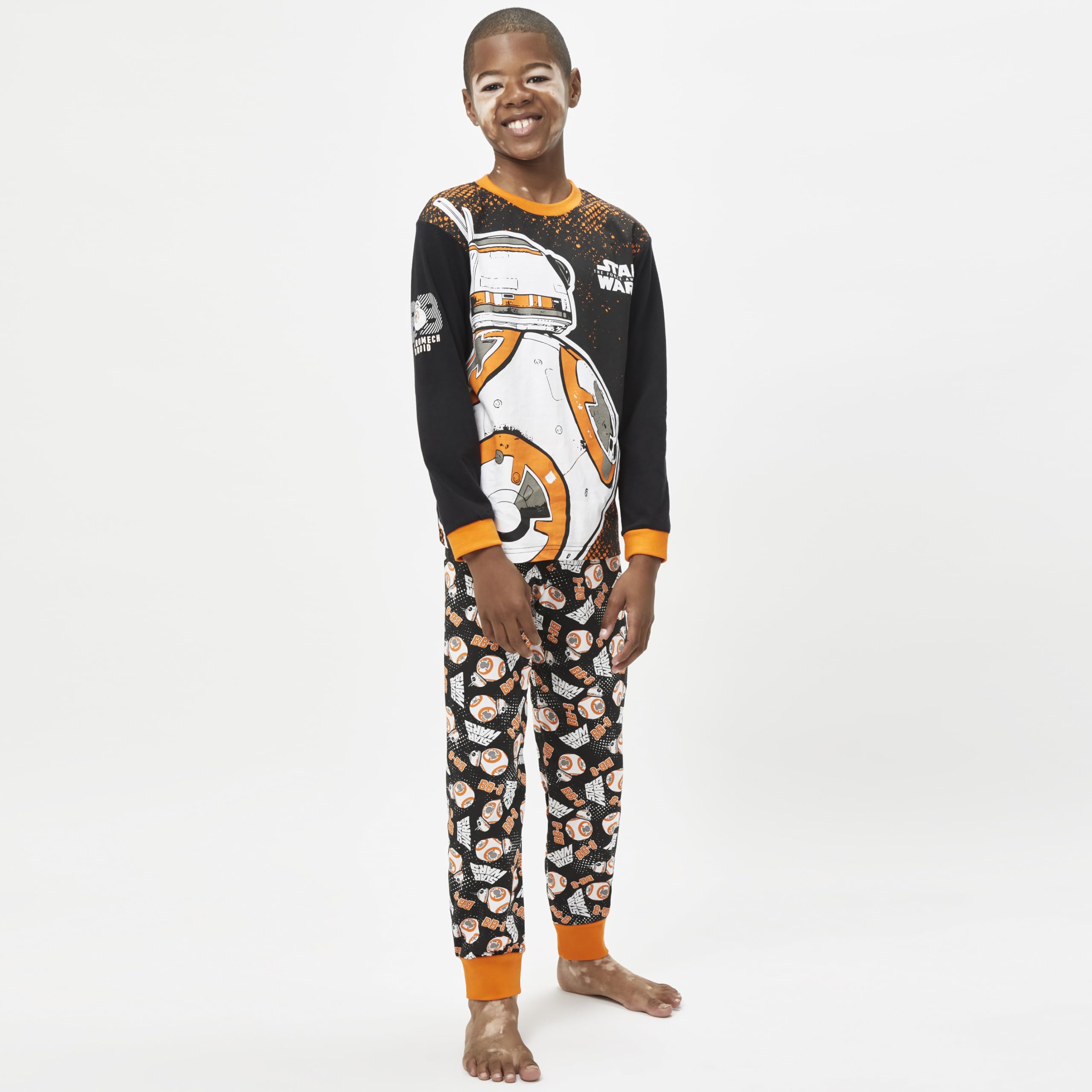 Star Wars Pyjamas | Pyjama Enfant Garcon BB8 | Ensembles de Coton pour Enfants