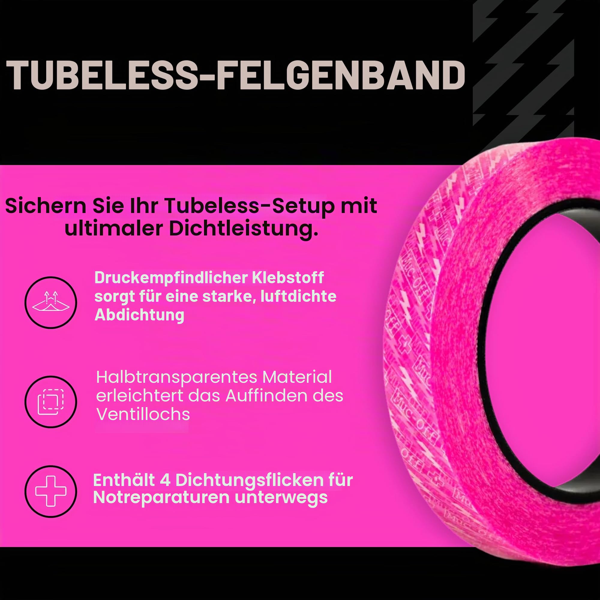 Muc Off Rim Tape 10m Roll