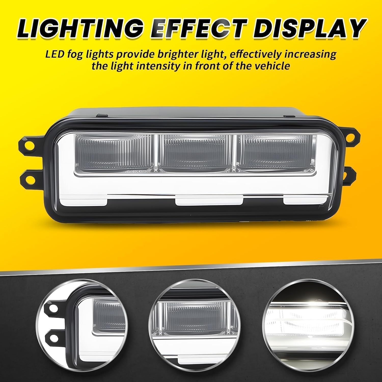 Fog Light Assembly Compatible with Tacoma 2024 2025 & Tundra 2022 2023 2024 Clear Front Bumper Driving Lamp w/Switches & Harnesses 812100C050 812200C040