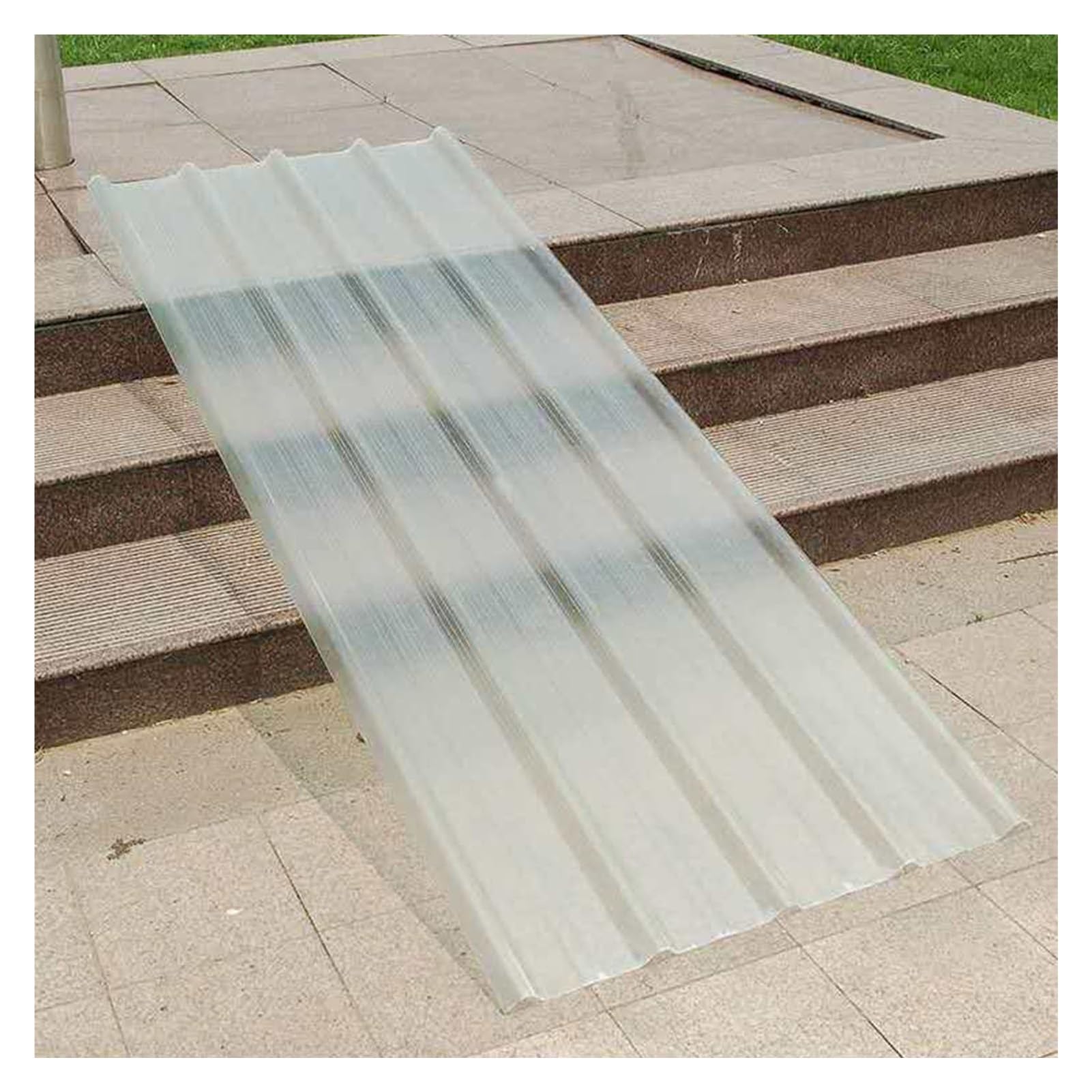 Placas de policarbonato transparente de 1.5x0.9 m para cubiertas de invernaderos de jardín