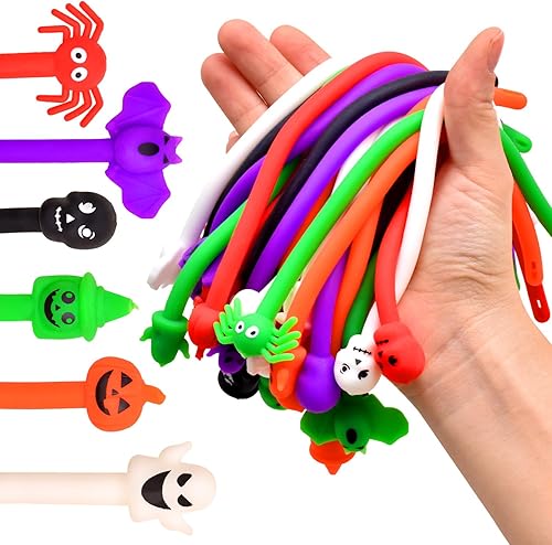 Miniatura 1 de 9 cuerdas elásticas texturizadas y juguetes antiestrés súper sensoriales para adultos y niños (9 piezas)