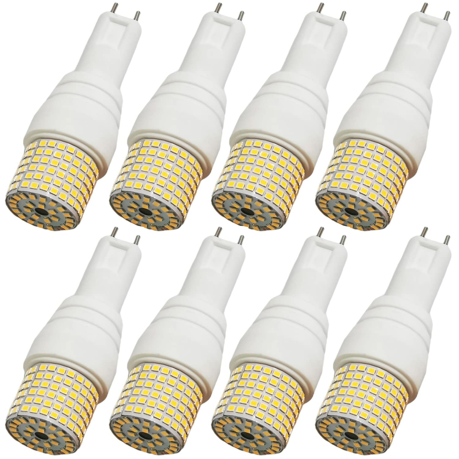 RYTM 8-PackLED G12 Bulbs G12 Bi-Pin Base Corn Light Bulb 12 Watt 1900LM 16 Watt 2500LM 20 Watt